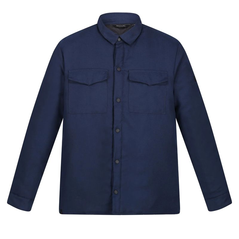 Regatta Mens Gawayne Insulated Shirt  Navy